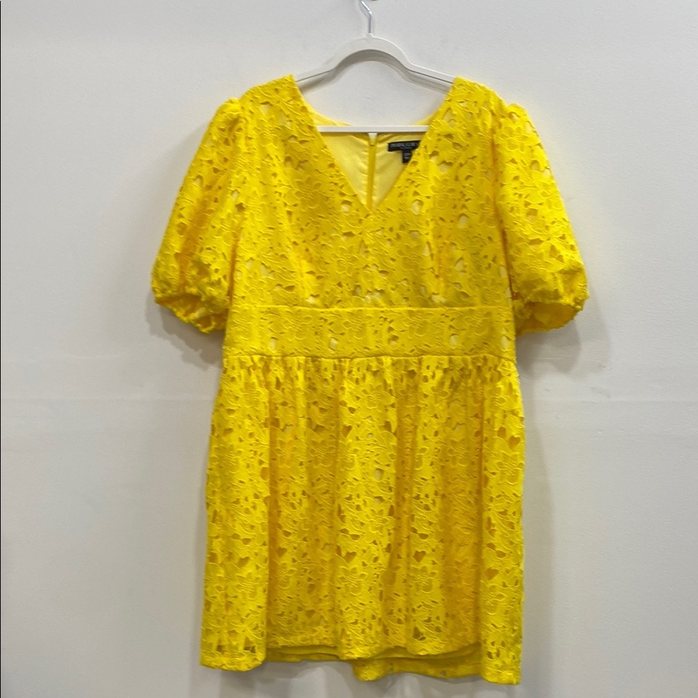 Prabal Gurung Chic Yellow Dress‎ with Vibrant Hue and Comfortable Fit